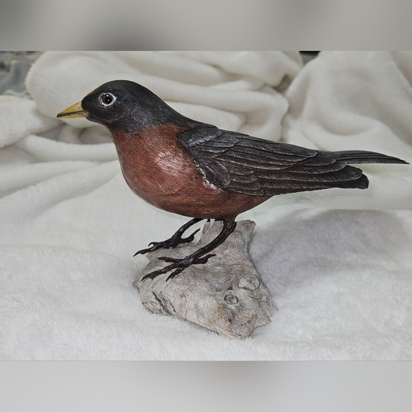 One of a kind wood carving by Barbara Remington Johnson - Picture 8 of 14